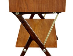 Mid 20th century Scandinavian modern teak side table