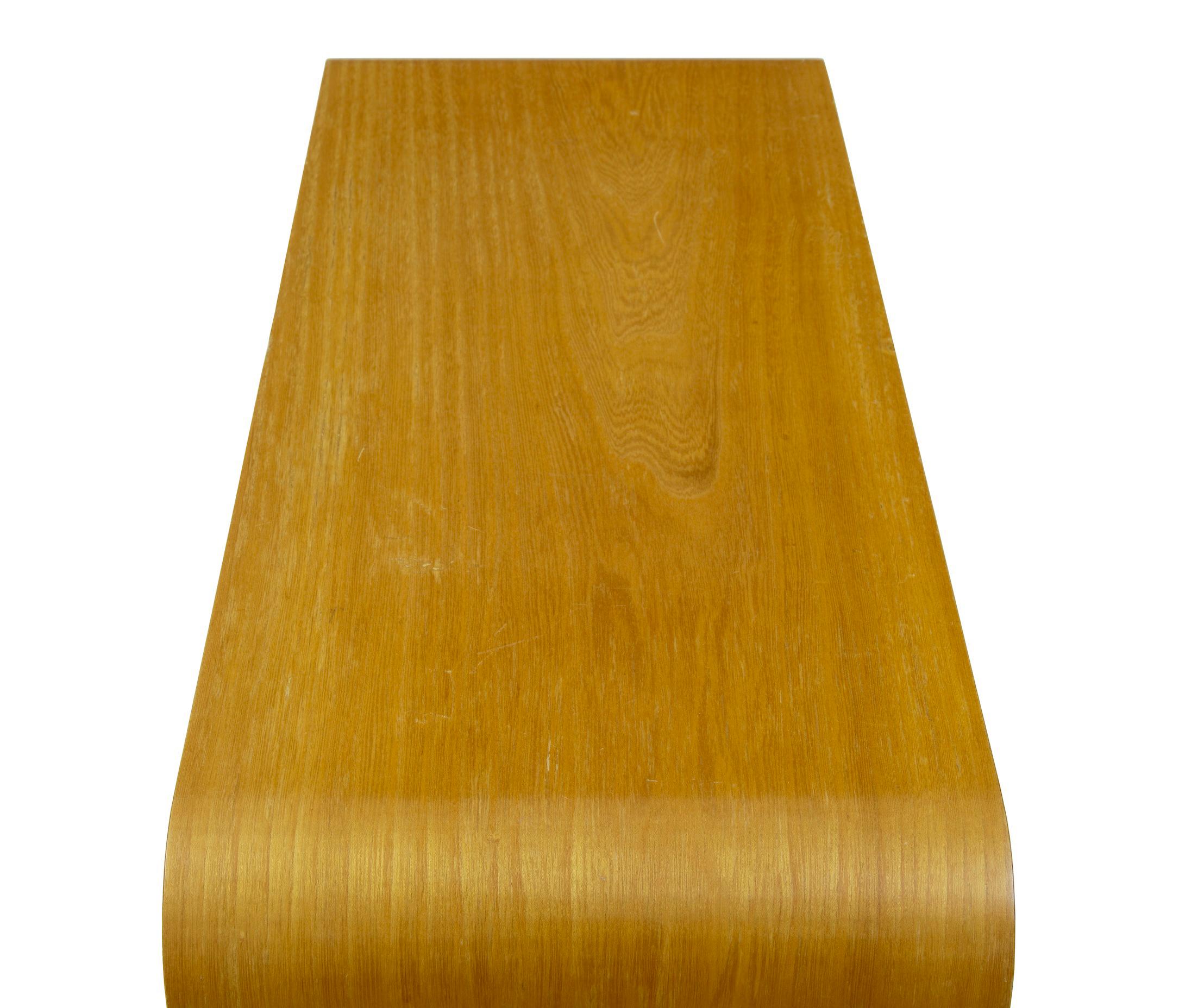 Scandinavian Modern Mid-20th Century Scandinavian Shaped Birch Bedside Table