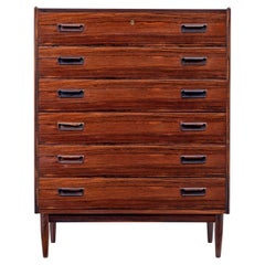 Mid 20th century Scandinavian tall chest of drawers