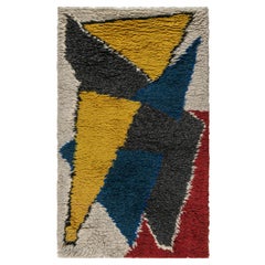 Mid-20th Century Scandinavian Handwoven Wool Rug by Doris Leslie Blau