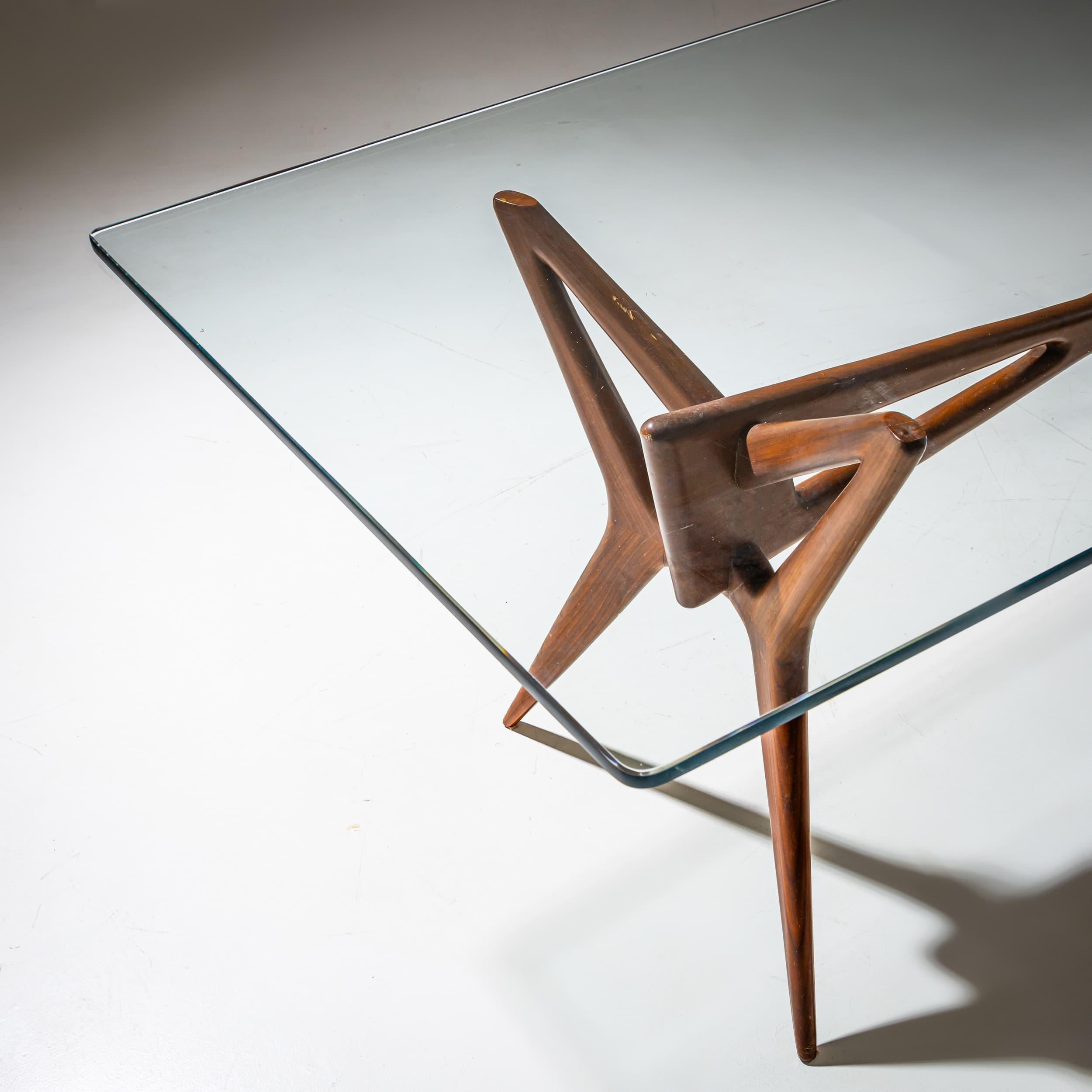 Mid-20th Century Sculptural Dining Table, Italy For Sale 4