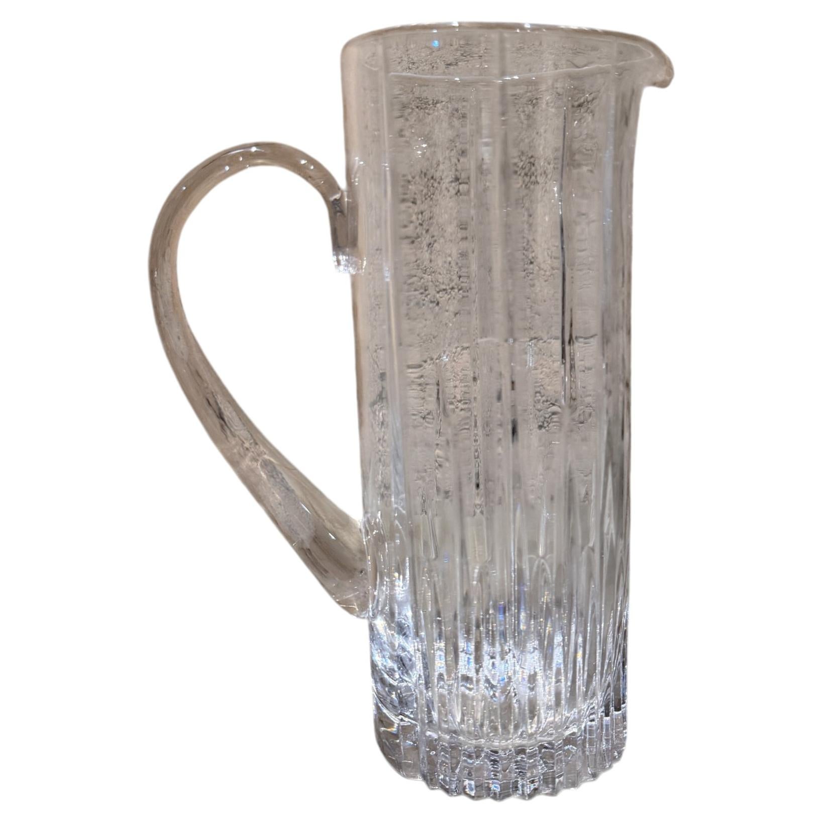 Skulpturaler, moderner Kristallkrug aus geschliffenem Glas im Mid-Century-Stil „Arctic Lights“ von Mikasa