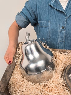 Mid-20th Century Sculptural Pear-Shaped Ice Bucket, Italy, 1960s