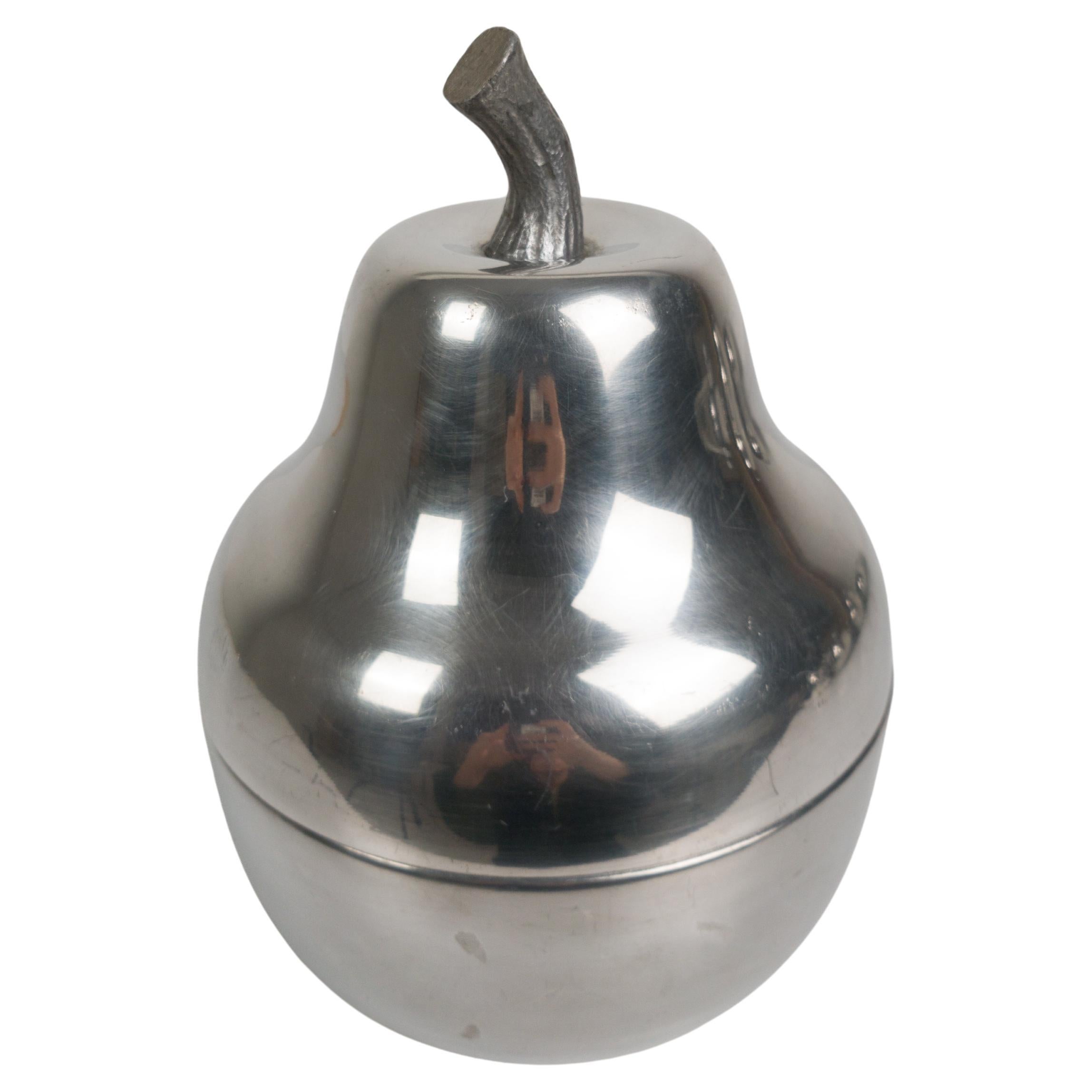 Mid-20th Century Sculptural Pear-Shaped Ice Bucket, Italy, 1960s For Sale