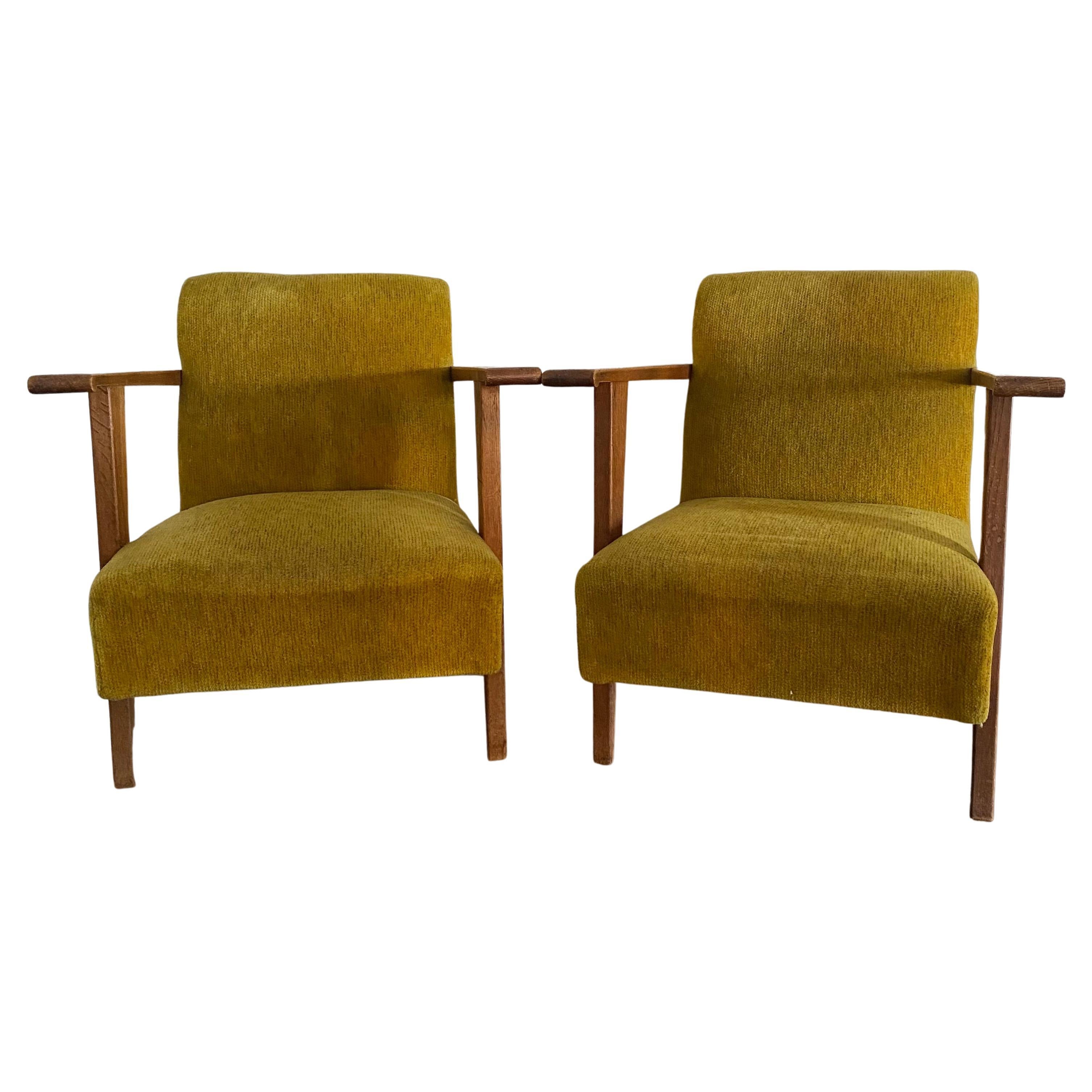 Mid-20th Century Set of Armchairs