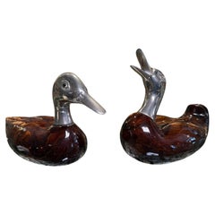 Sculture di animali in metallo