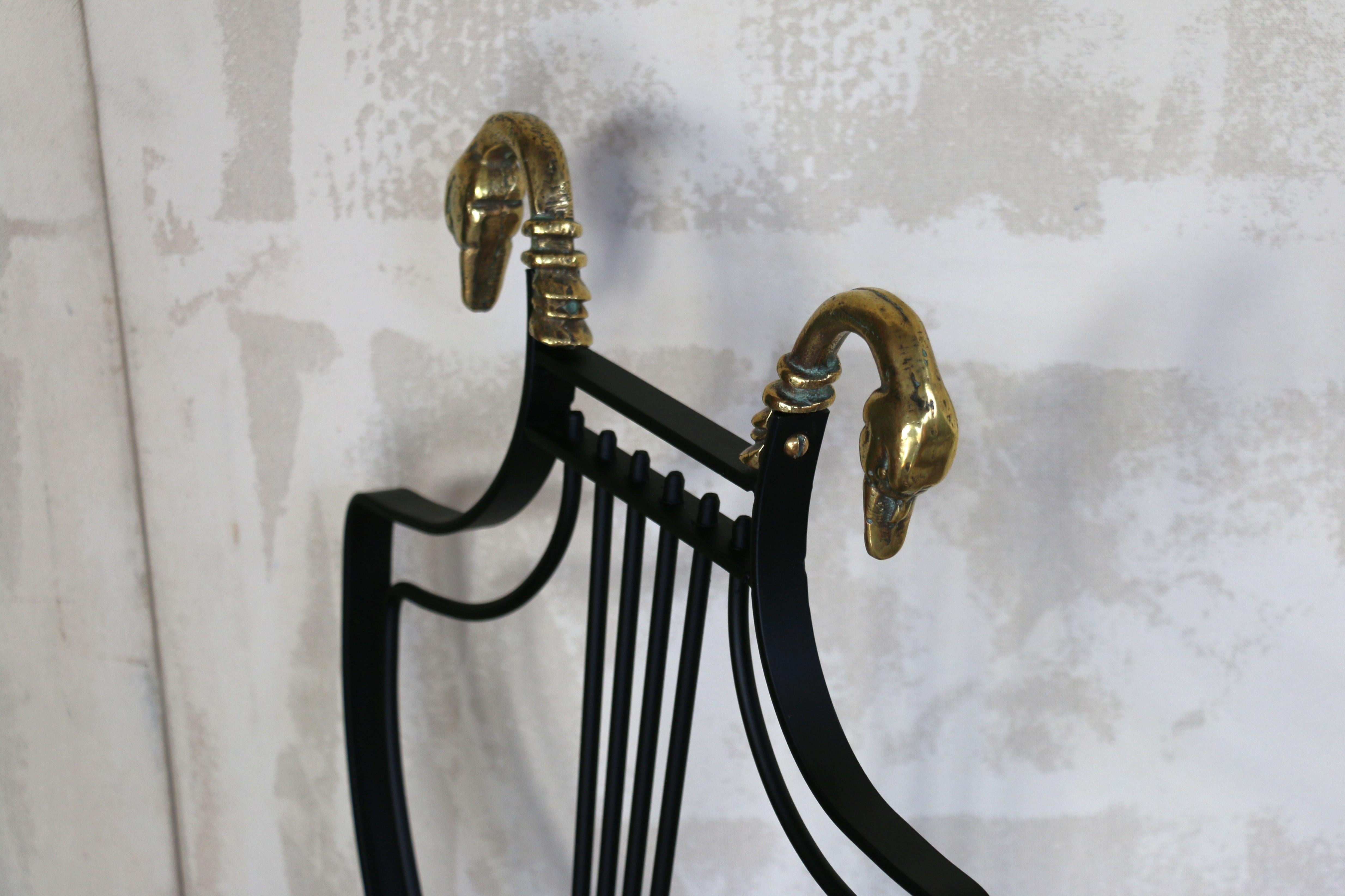 Juego de seis sillas de comedor para patio de mediados del siglo XX, de Maison Jansen en venta 10