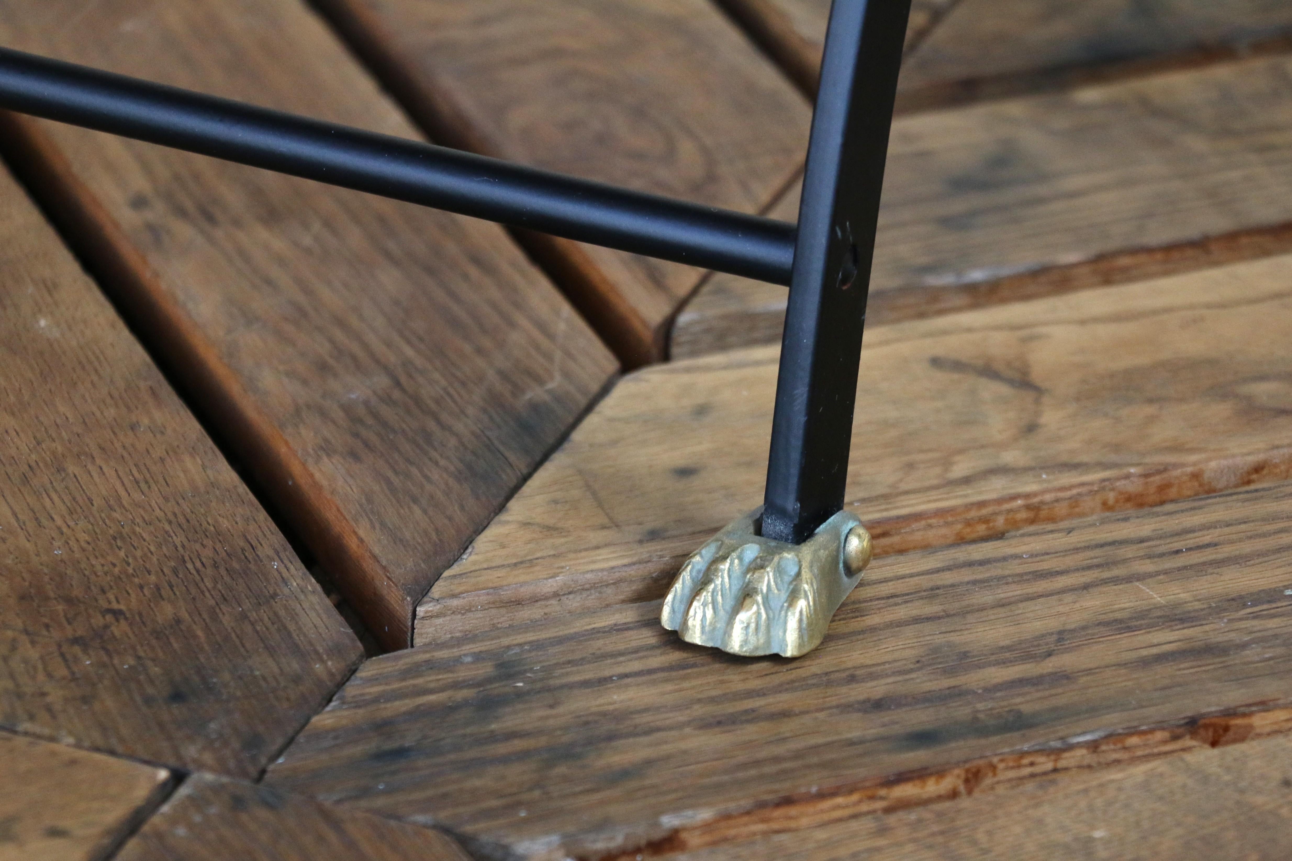 Juego de seis sillas de comedor para patio de mediados del siglo XX, de Maison Jansen en venta 14