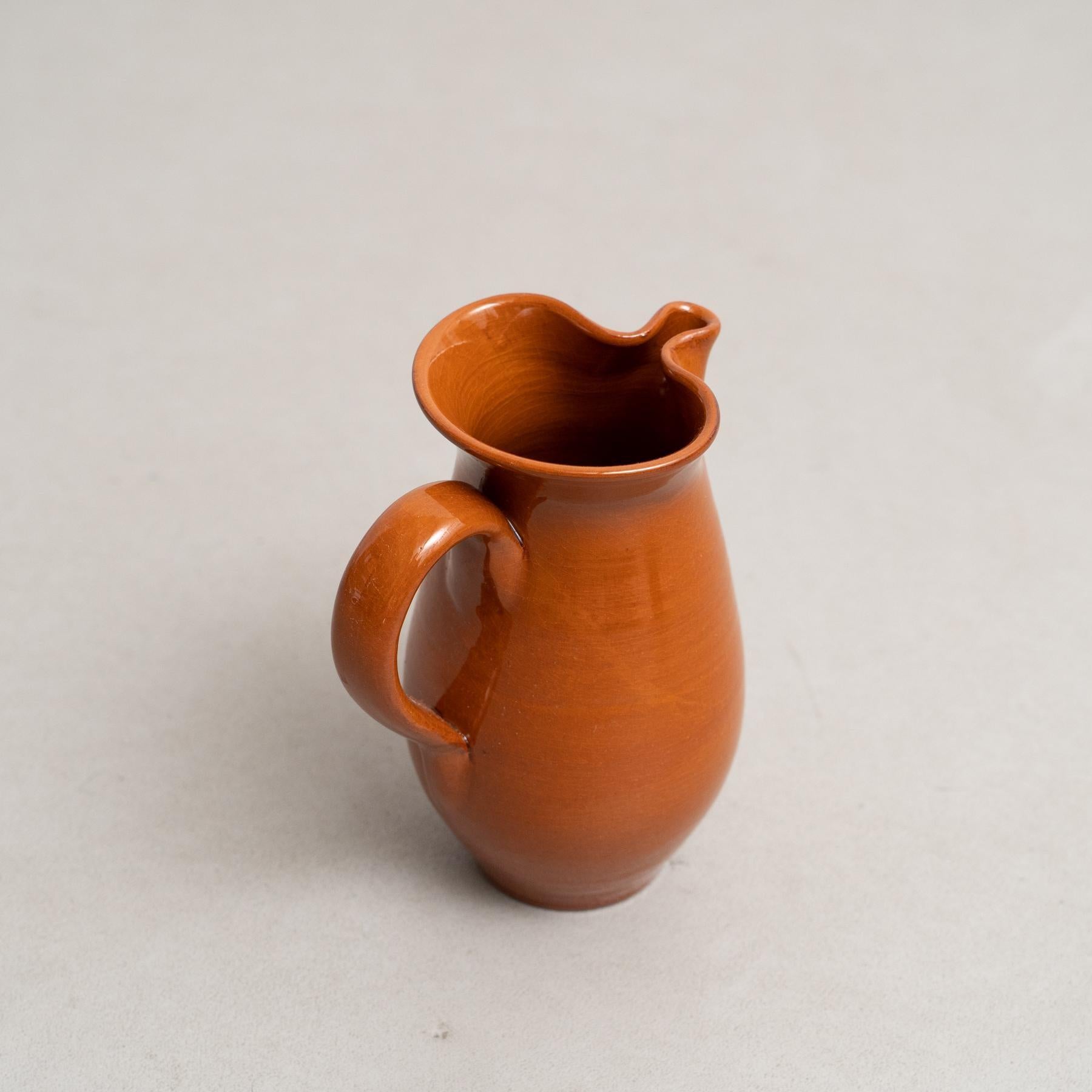 Ensemble de deux vases traditionnels en céramique espagnole du milieu du 20e siècle en vente 3