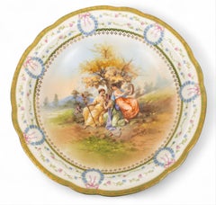 Compresse in porcellana di Sèvres della metà del XX secolo di Salvador Rosa, Francia, circa 1950