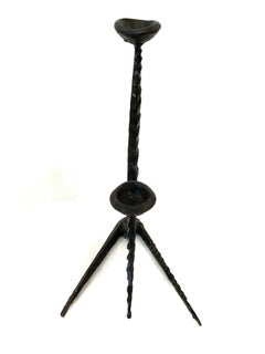 Mid-20th Century Israeli Shabbat Candle Holder by David Palombo