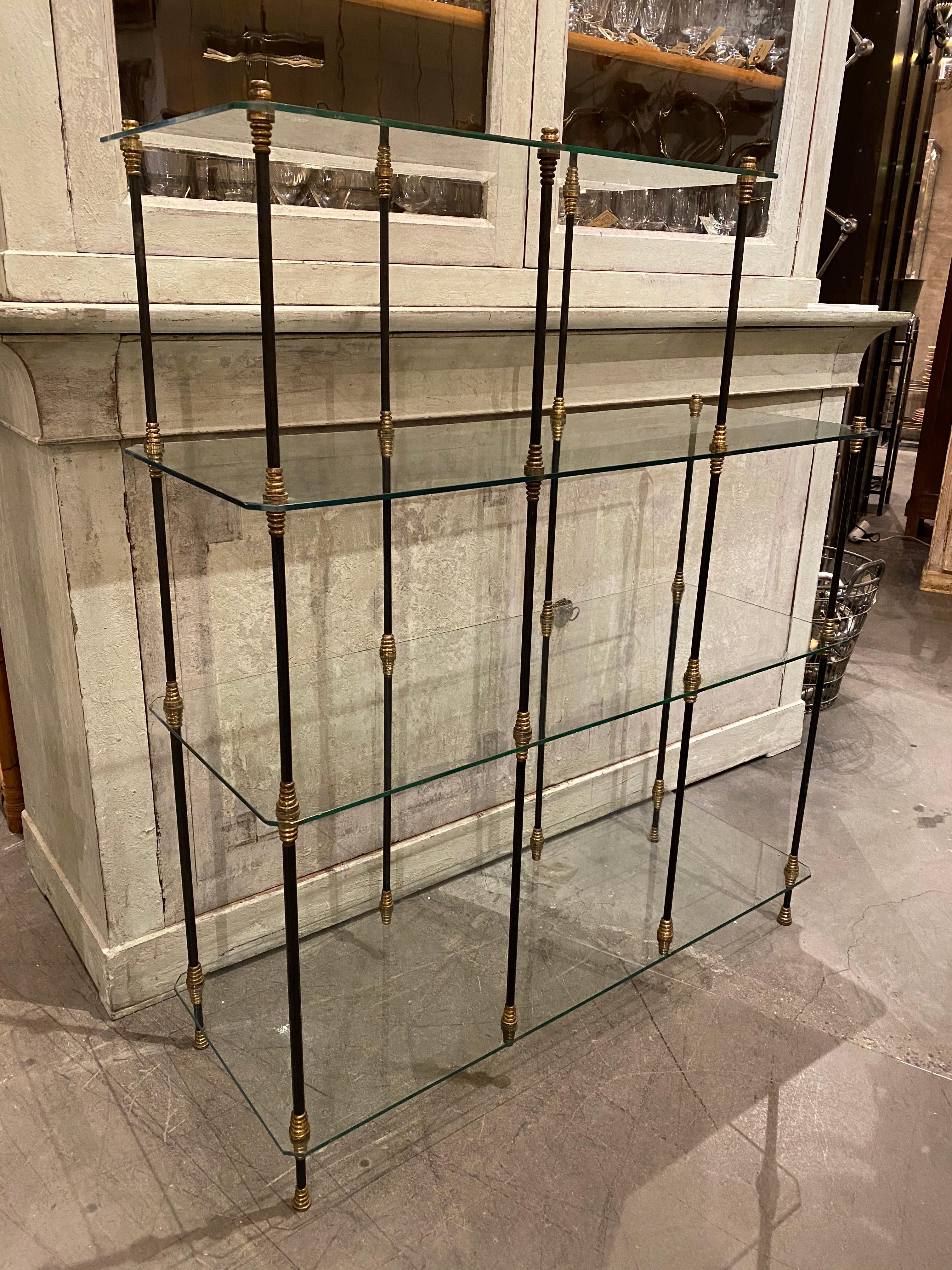 French Mid-20th Century Shelving Unit
