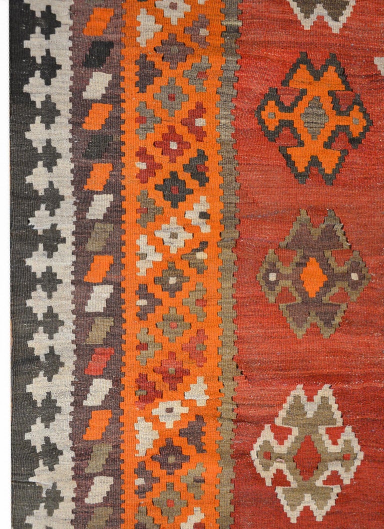 Mid20th Century Shiraz Kilim For Sale at 1stDibs