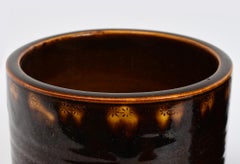 Mid-20th Century, Showa, A Pair of Japanese Ceramic Pots 'Hibachi'