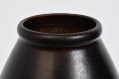 Mid-20th Century, Showa, Japanese Bronze Koi Fish Vase with Artist Sign