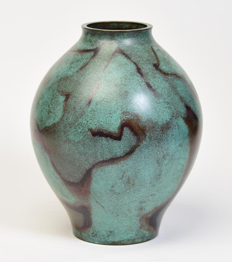 Mid-20th Century, Showa, Japanese Bronze Vase 3