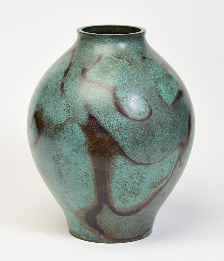 Mid-20th Century, Showa, Japanese Bronze Vase 4
