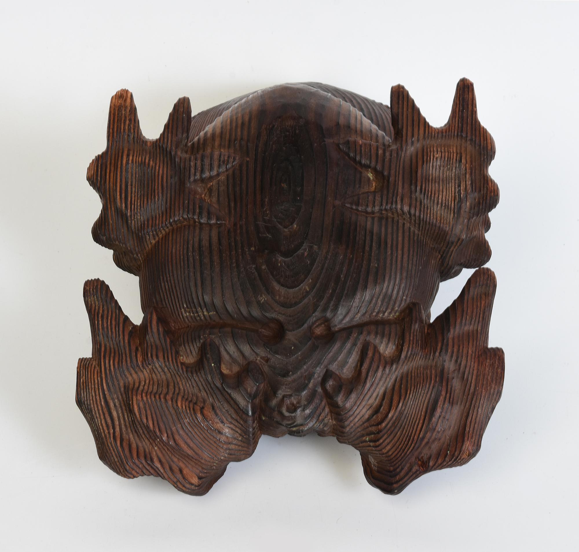Mid-20th Century, Showa, Japanese Keyaki Wood Frog / Toad For Sale 7