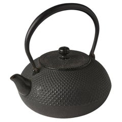 Vintage Mid-20th Century, Showa, Japanese Steel Teapot