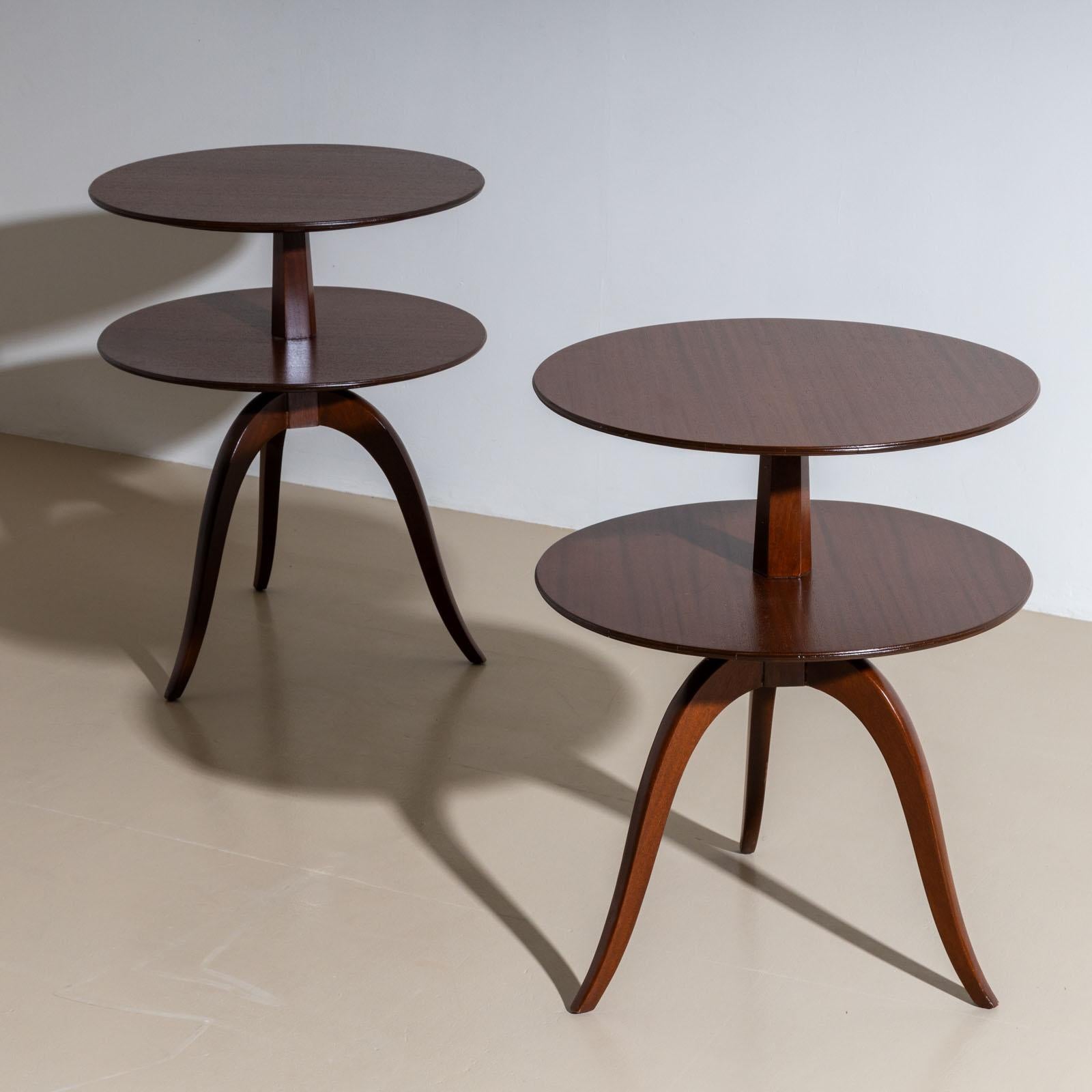 American Mid-20th Century Side Tables by Edward Wormley for Dunbar For Sale