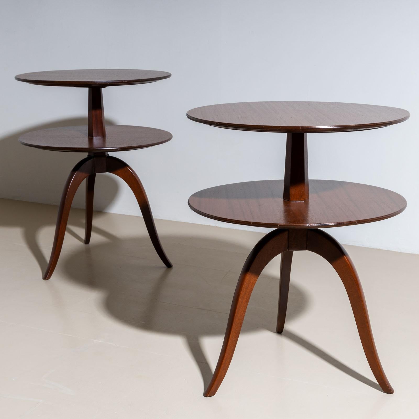 Mid-20th Century Side Tables by Edward Wormley for Dunbar In Good Condition For Sale In New York, NY