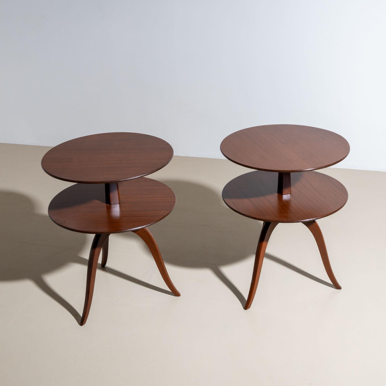 Mid-20th Century Side Tables by Edward Wormley for Dunbar For Sale 1