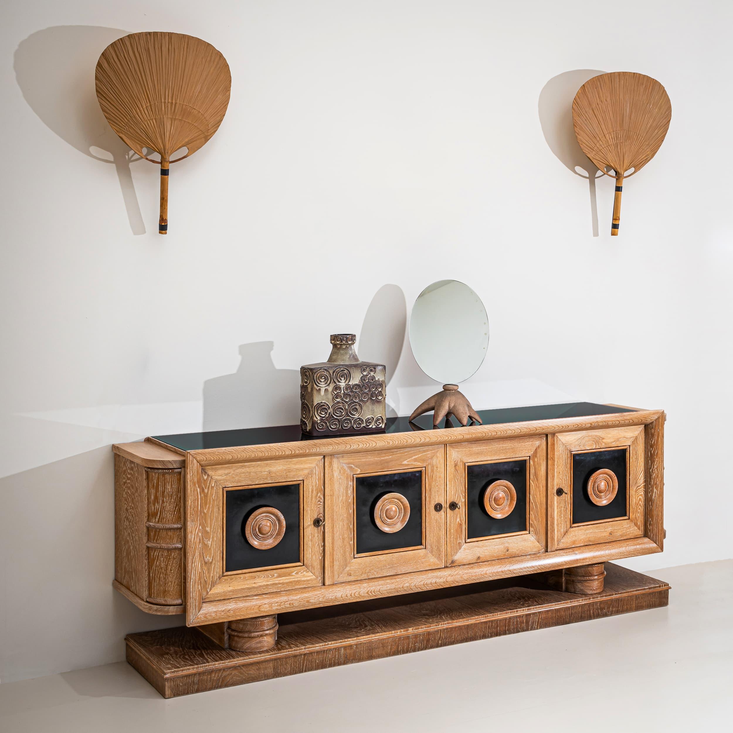 Credenza della metà del XX secolo di Audoux & Minnet, Francia in vendita 7