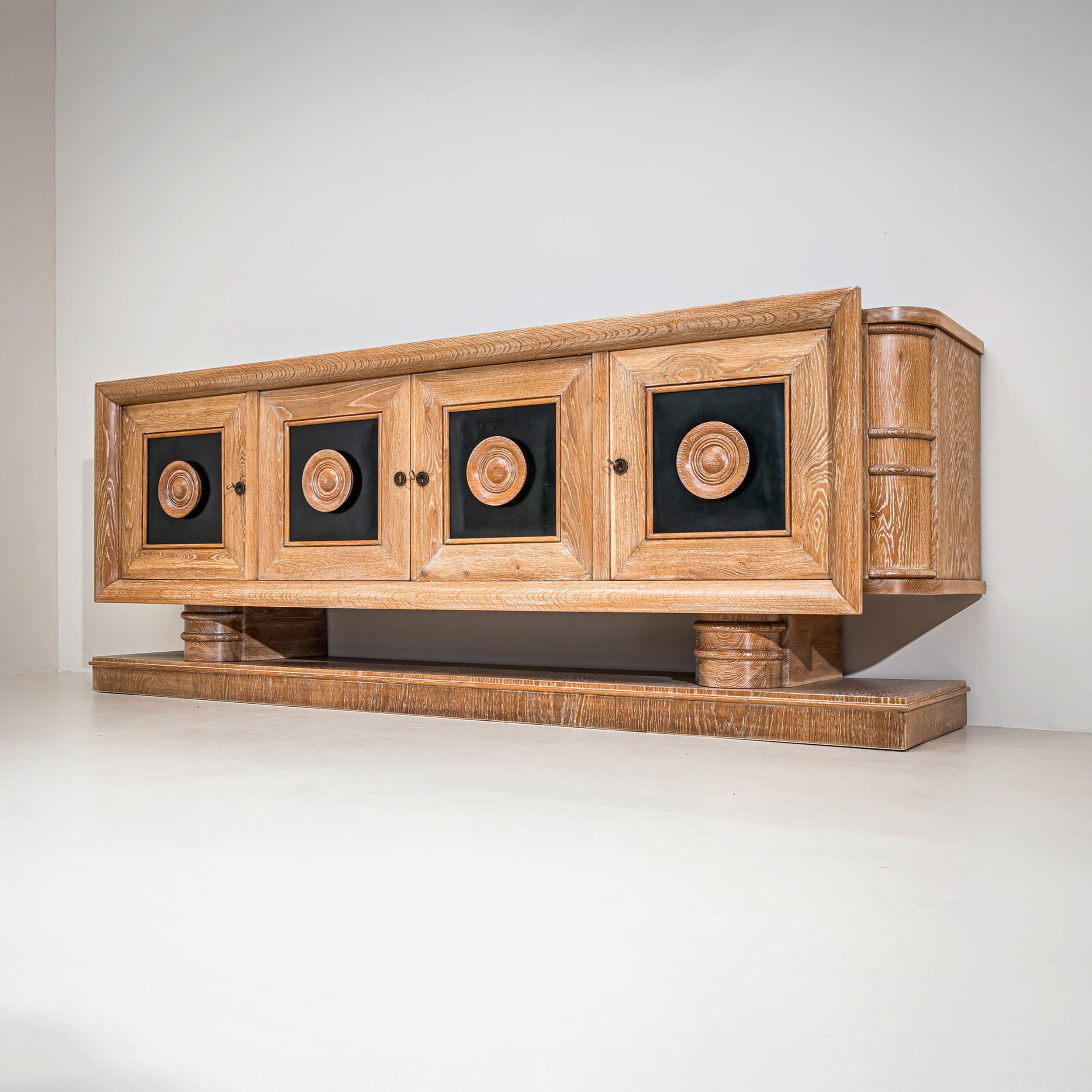 Credenza della metà del XX secolo di Audoux & Minnet, Francia in vendita 2