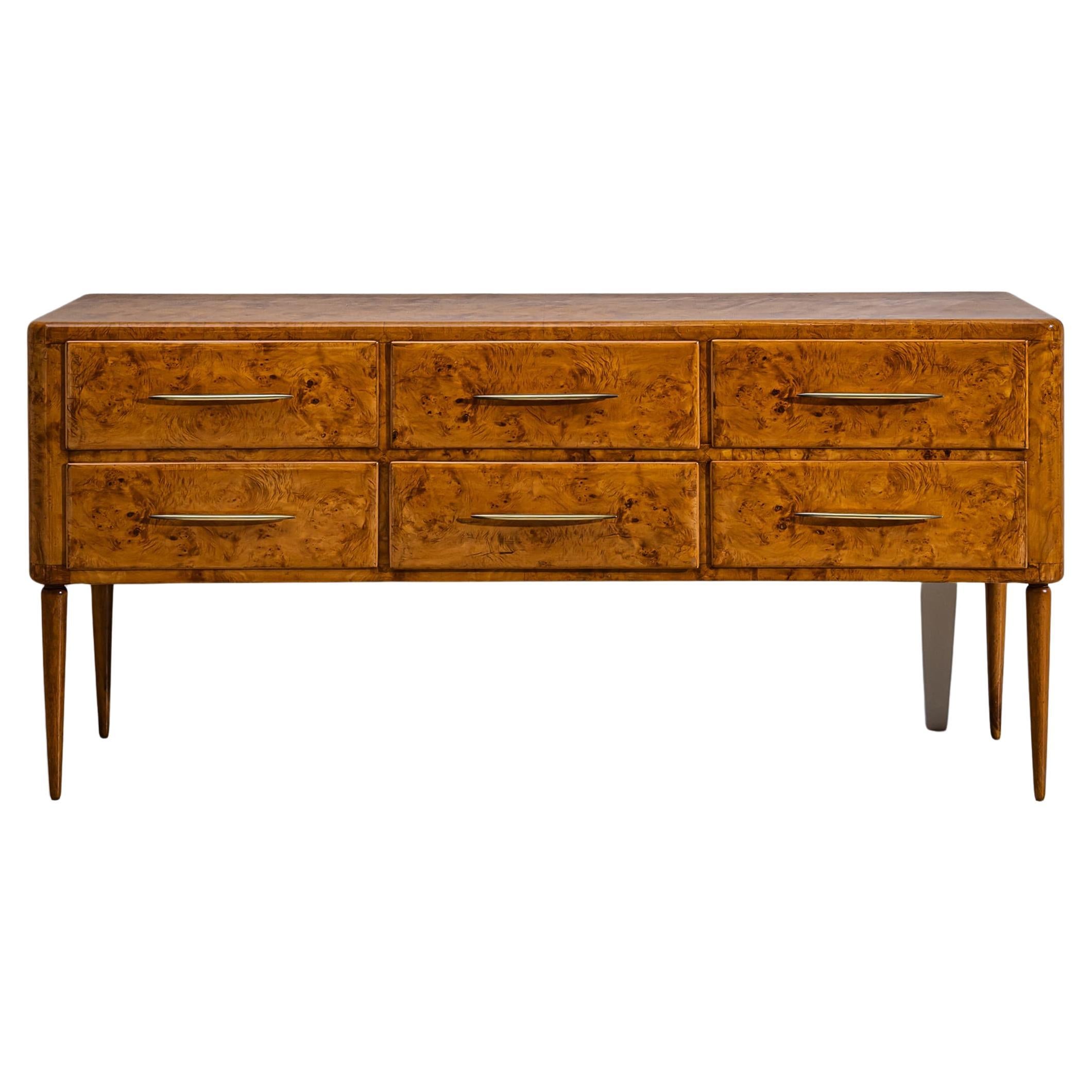 Credenza con cassetti della metà del XX secolo, Italia