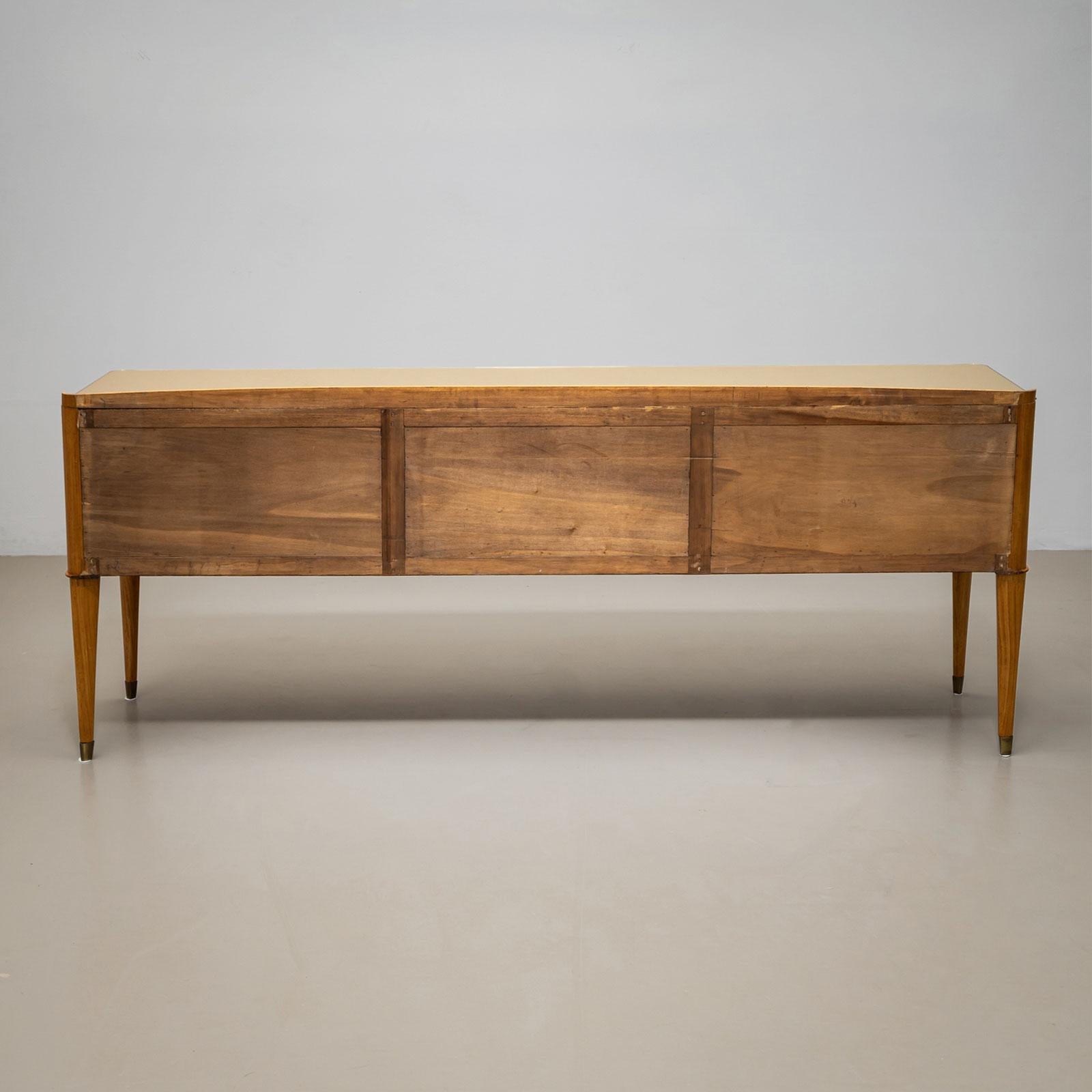 Mid-20th Century Sideboard with Parchment Front, Italy For Sale 6