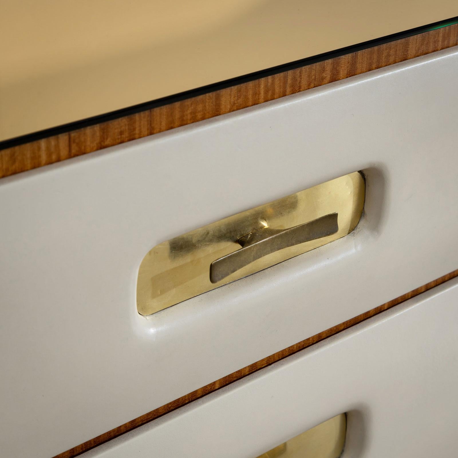 Mid-20th Century Sideboard with Parchment Front, Italy For Sale 2