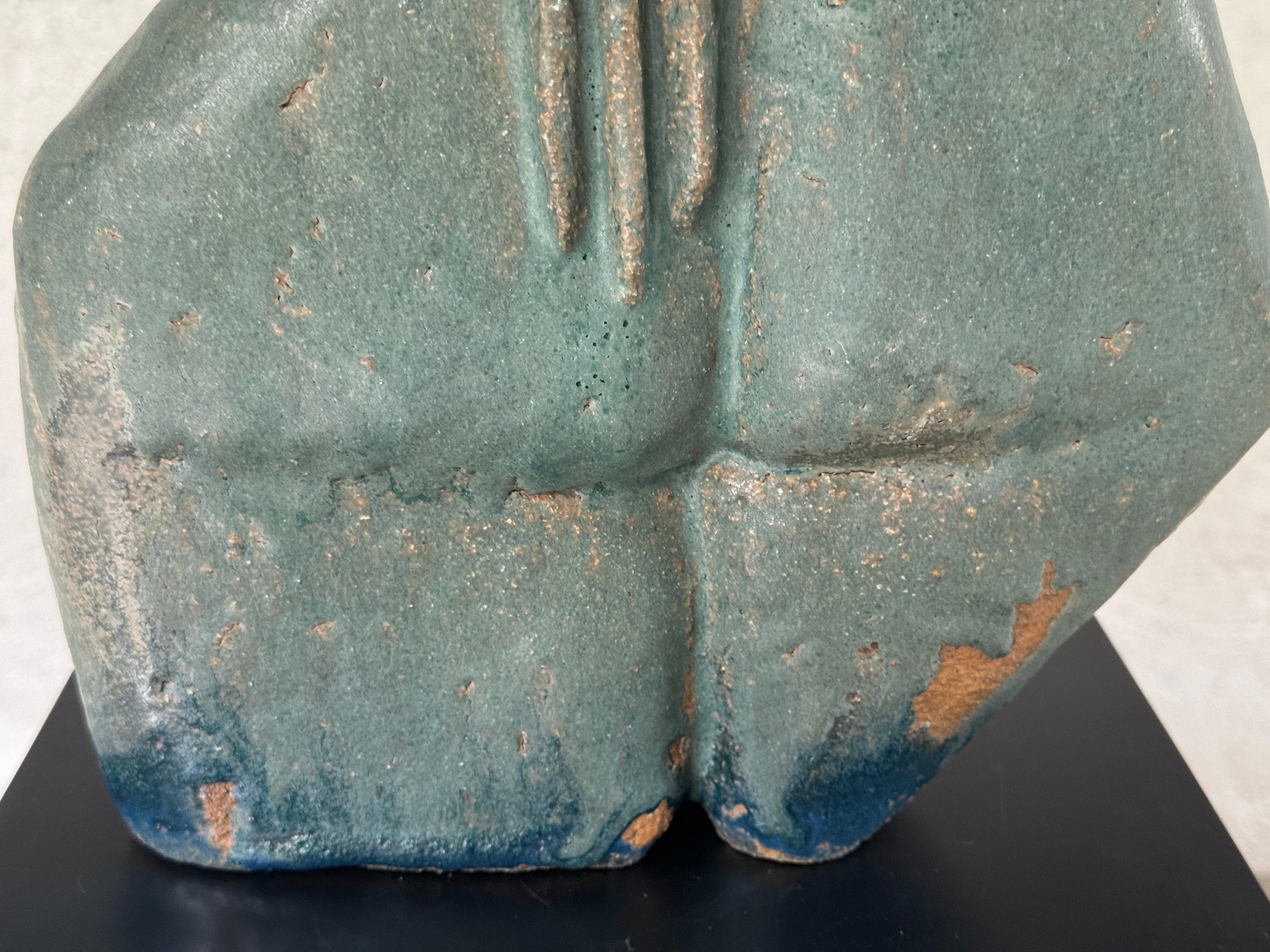 Céramique française signée d'Adrée et Michel Hirlet, milieu du 20e siècle en vente 5