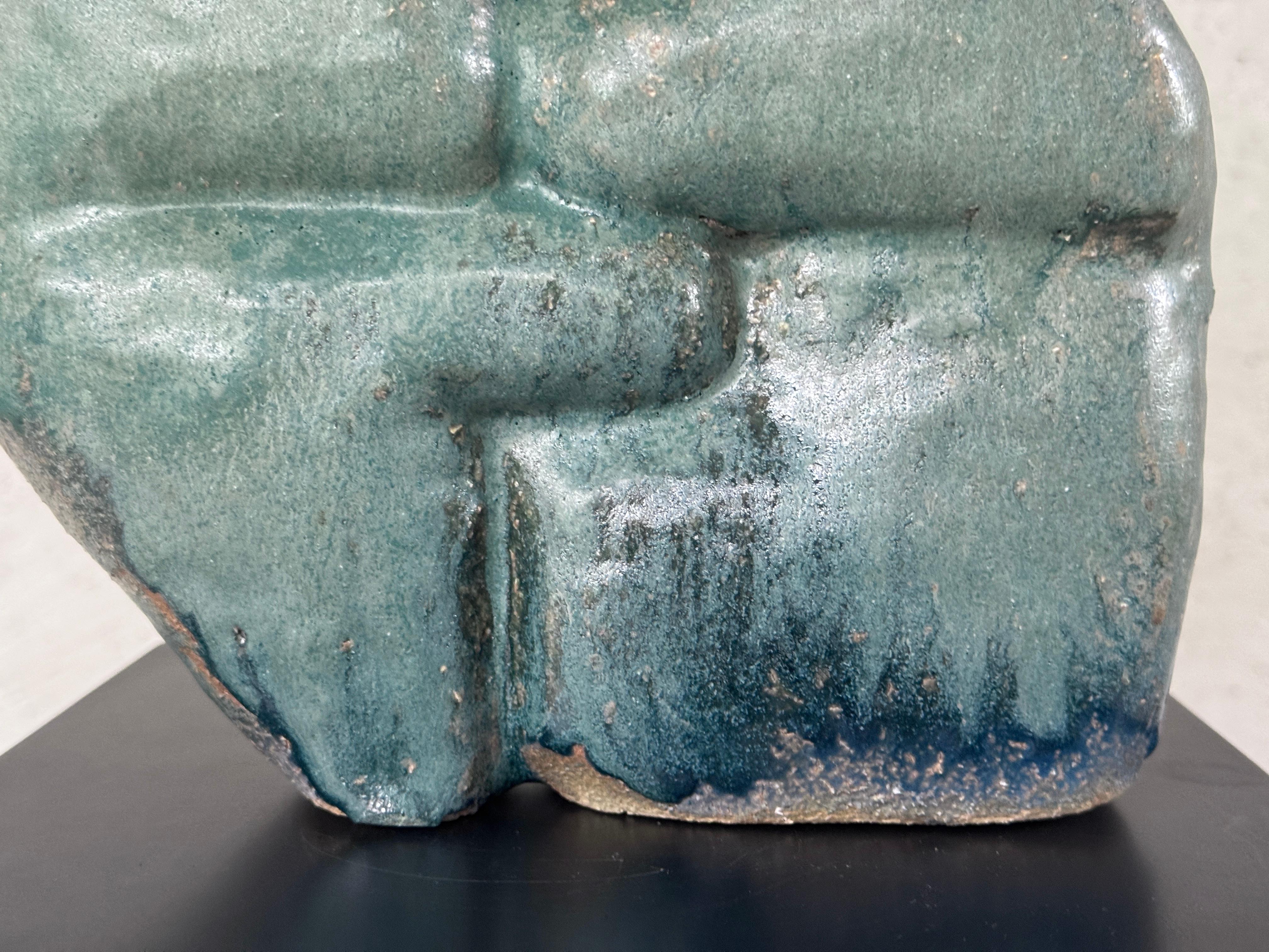 Céramique française signée d'Adrée et Michel Hirlet, milieu du 20e siècle en vente 9