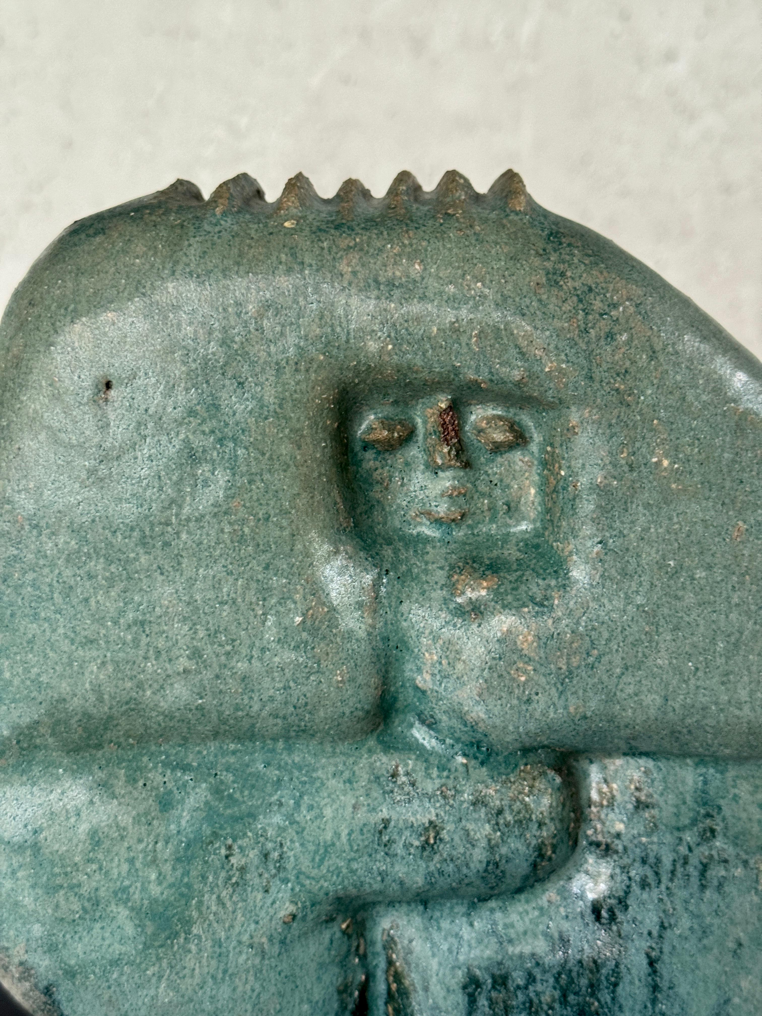 Français Céramique française signée d'Adrée et Michel Hirlet, milieu du 20e siècle en vente