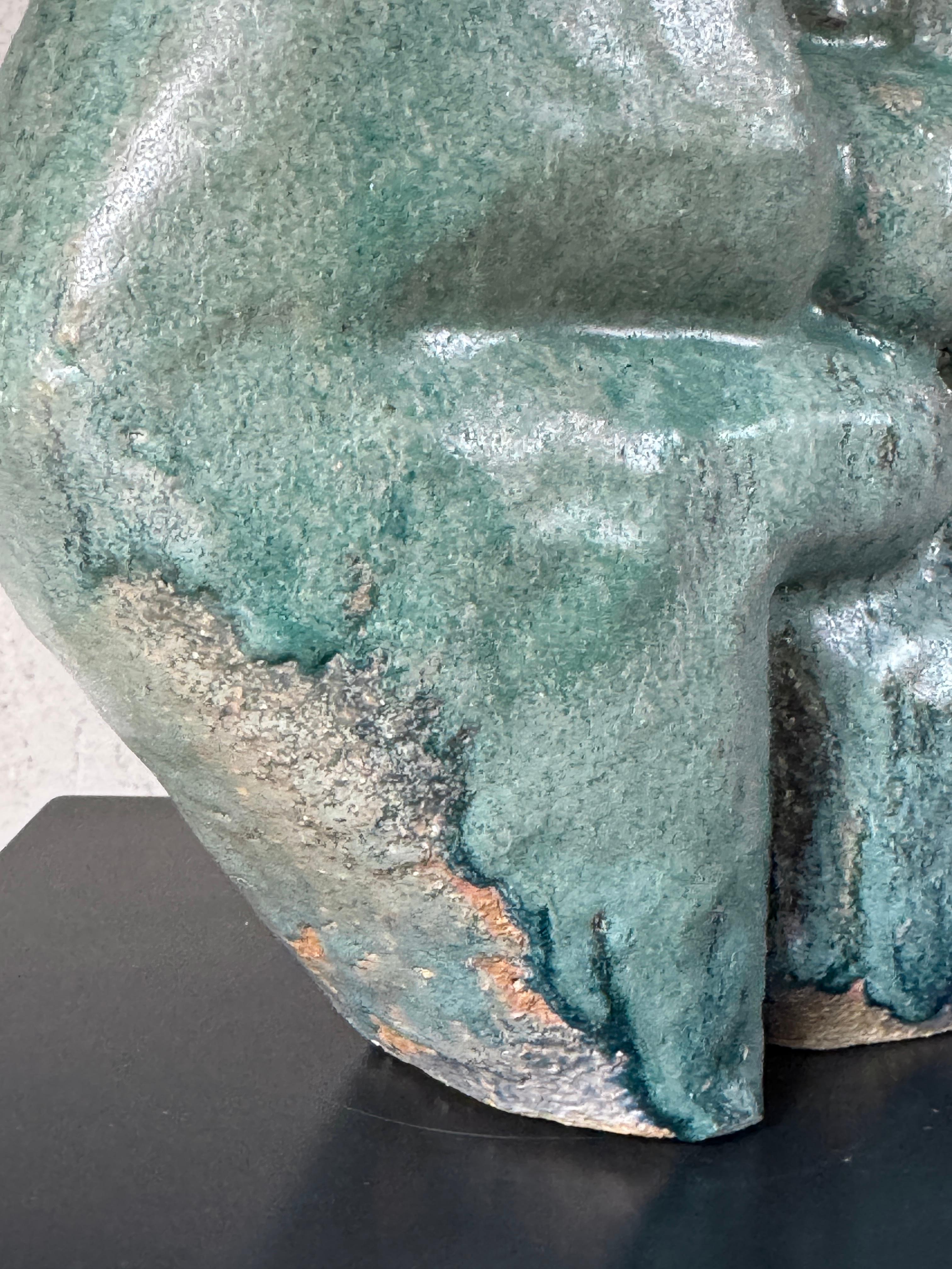 Céramique française signée d'Adrée et Michel Hirlet, milieu du 20e siècle Bon état - En vente à Wainscott, NY