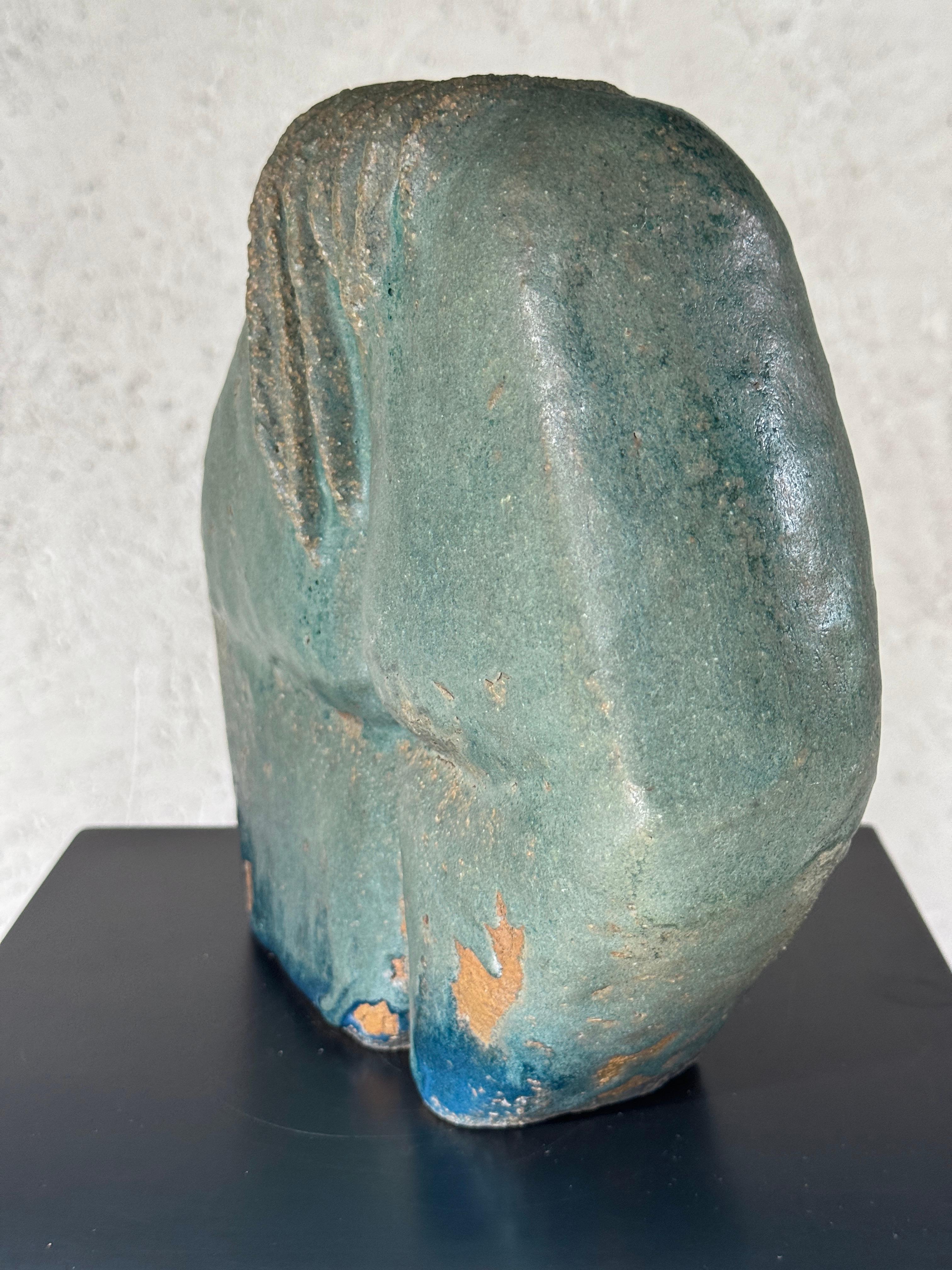 Céramique française signée d'Adrée et Michel Hirlet, milieu du 20e siècle en vente 2