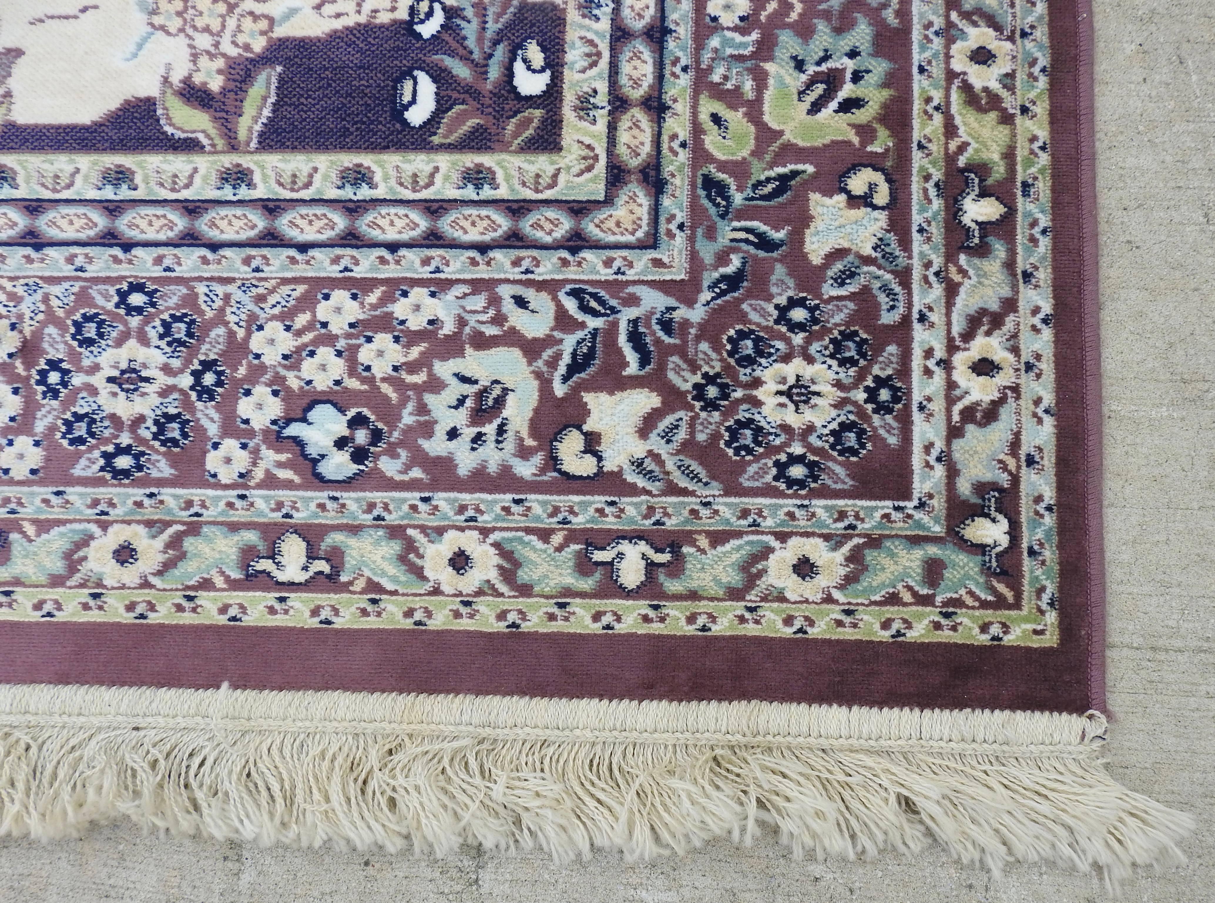 Silk Tapestry Hanging/Rug In Fair Condition For Sale In Cookeville, TN