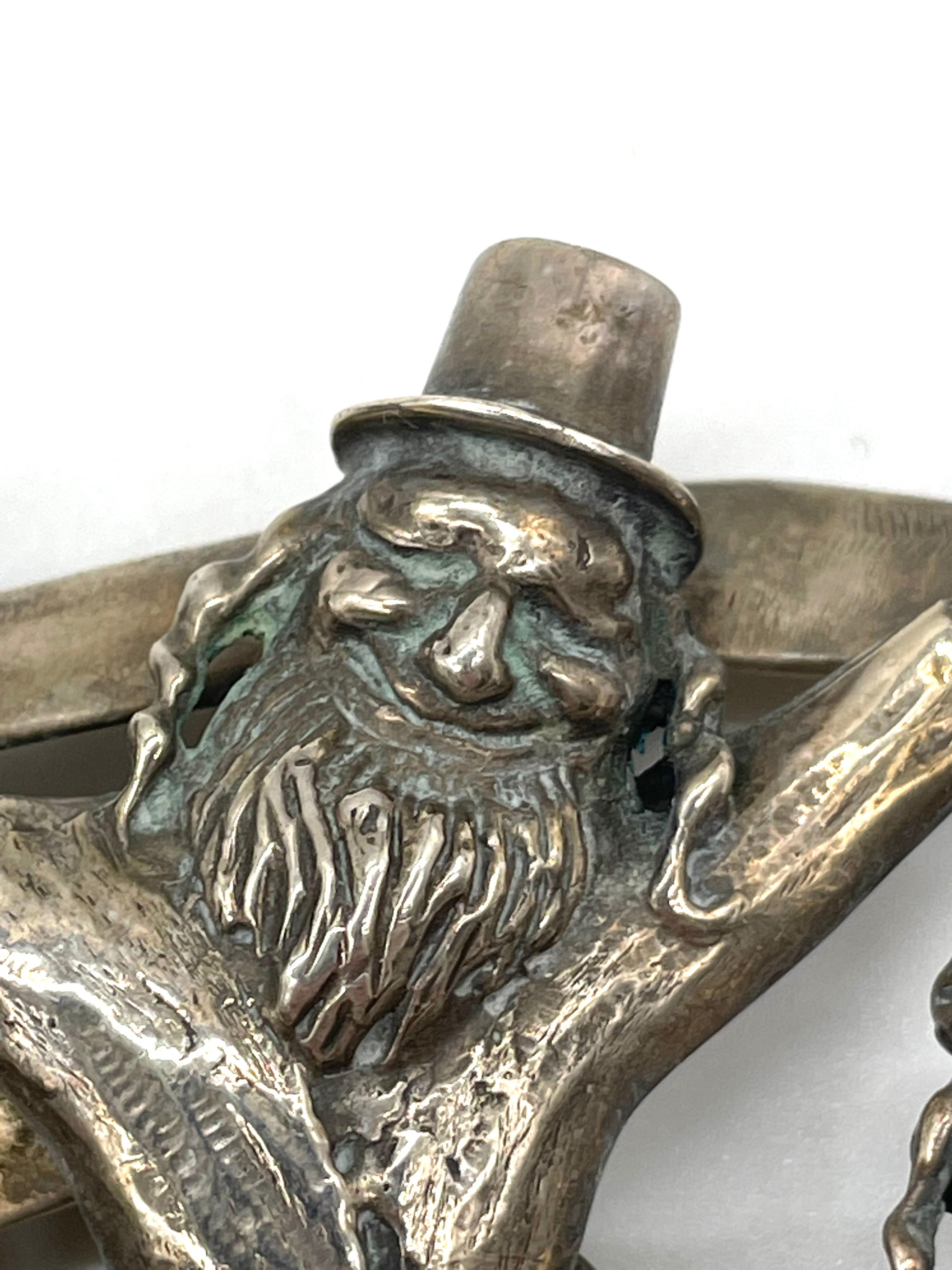 Hand-Crafted Mid-20th Century Silver Grogger by Peter Ehrenthal
