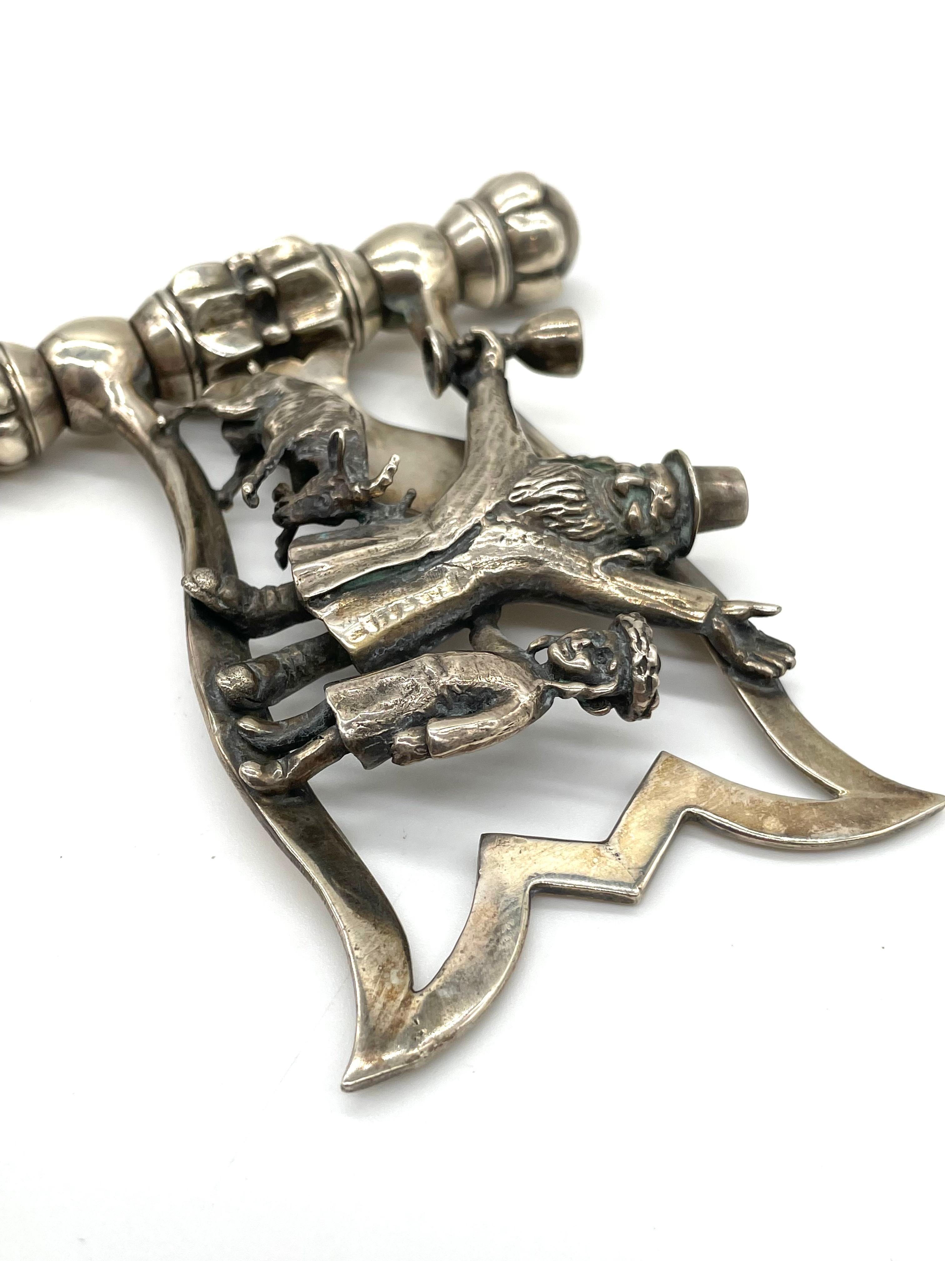 Mid-20th Century Silver Grogger by Peter Ehrenthal In Excellent Condition In New York, NY