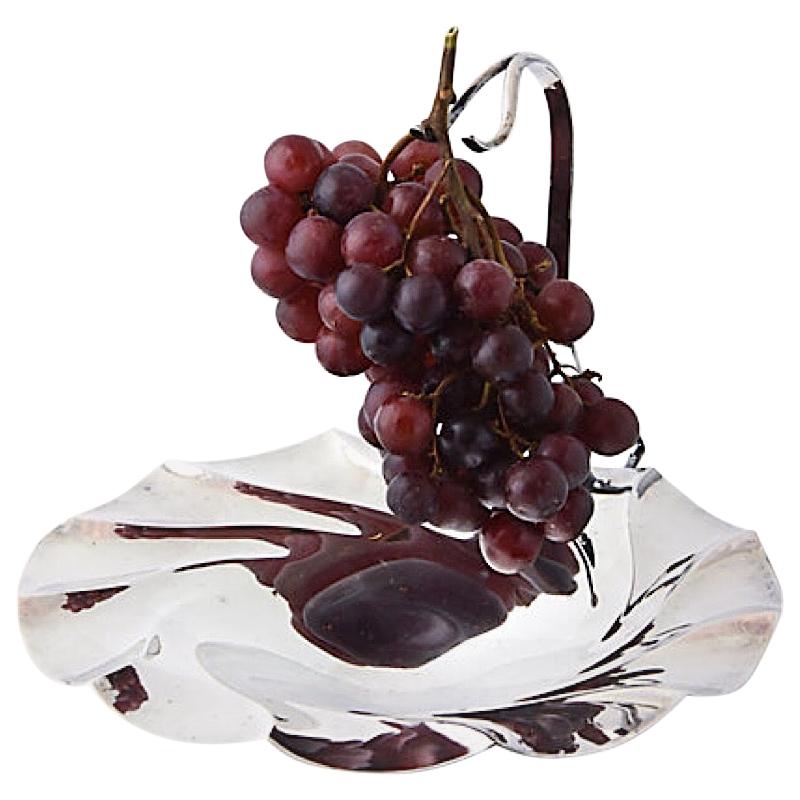 Mid-20th Century Silver Plate Grape Stand Centerpiece For Sale