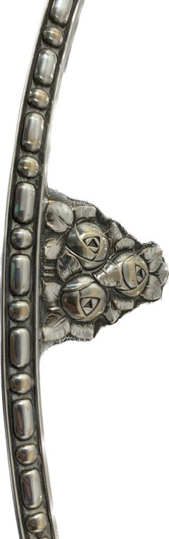 Mid-20th Century Silver Plated Vase Stamped by Roux Marquiand