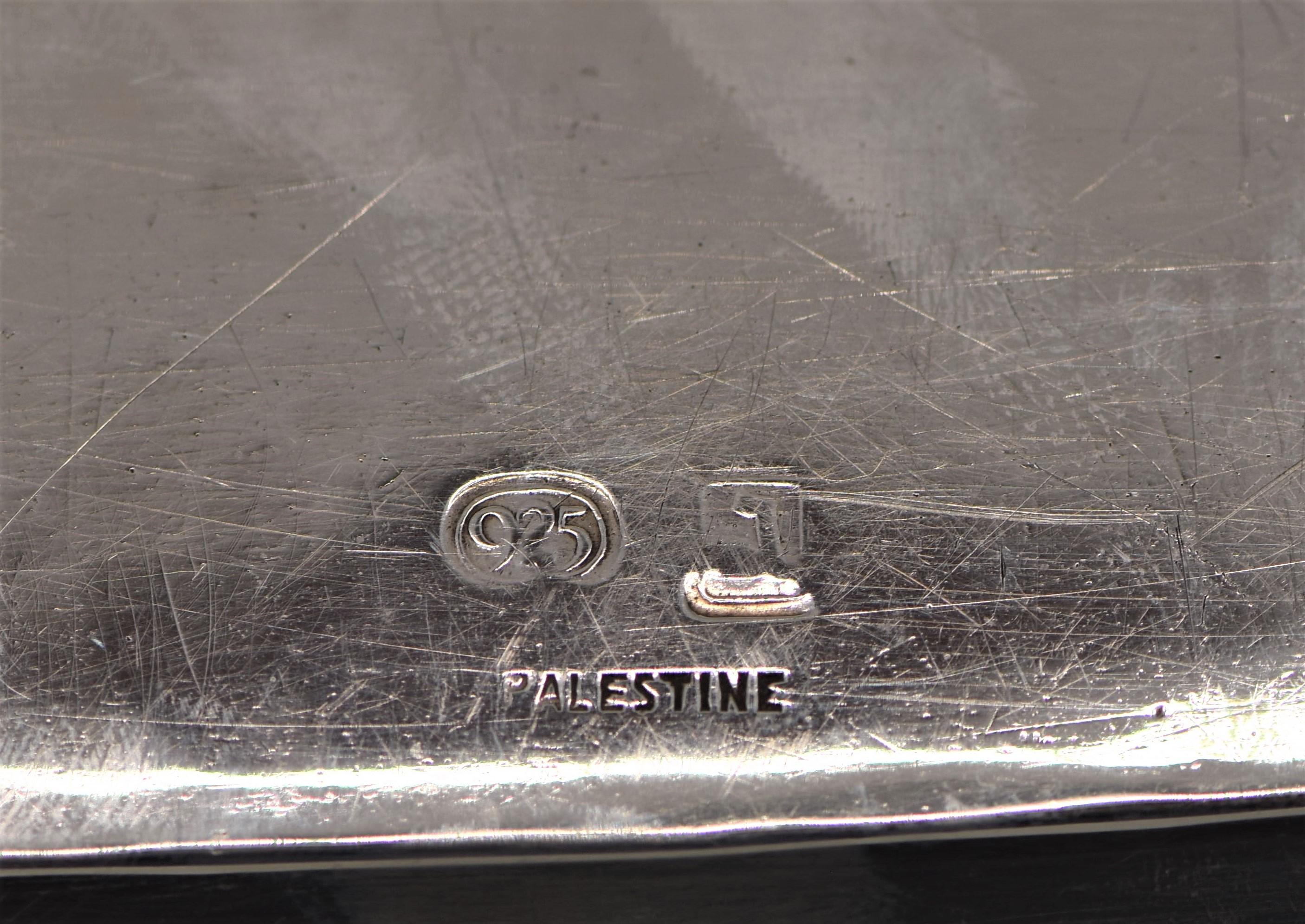 Israeli Mid-20th Century Silver Tray by David Heinz Gumbel
