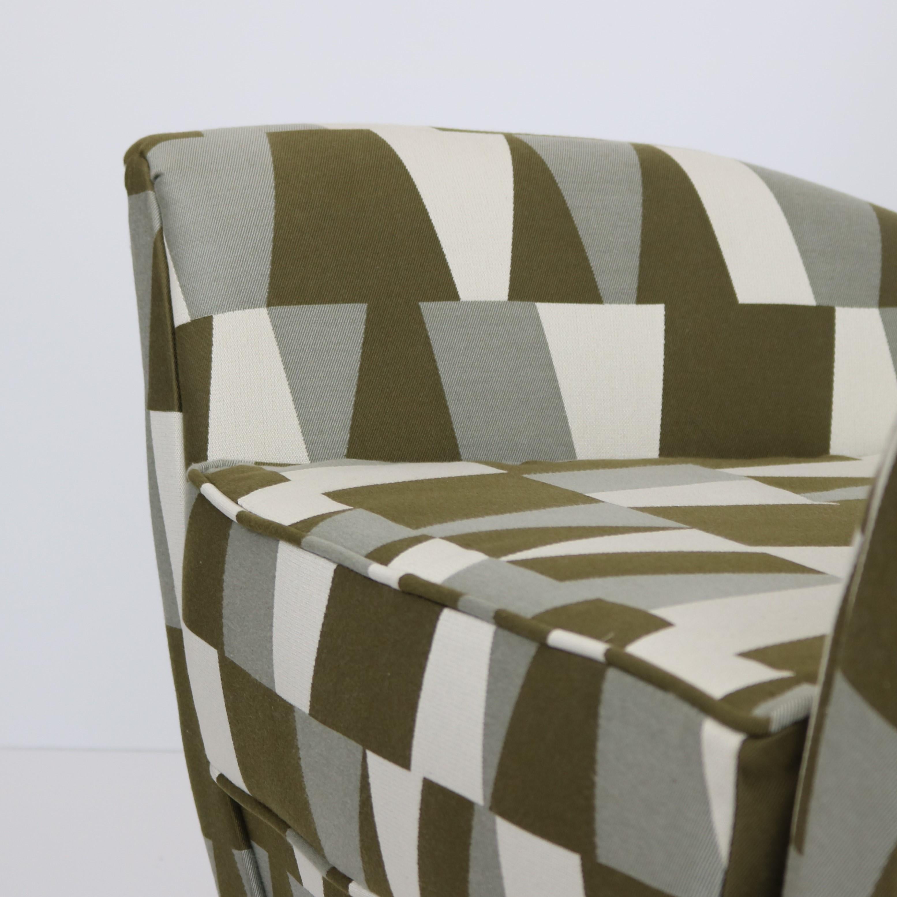 Laiton Chaise longue moderniste italienne du milieu du 20e siècle en vente
