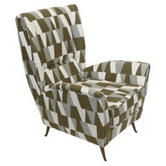 Chaise longue moderniste italienne du milieu du 20e siècle