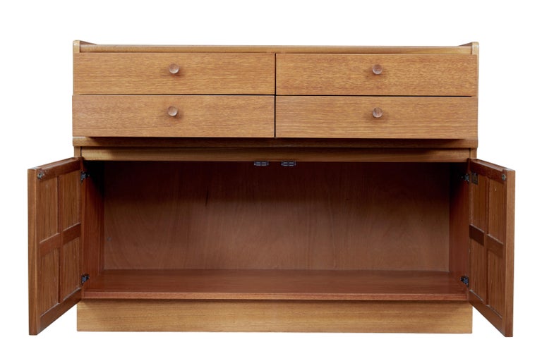 Mid 20th Century Small Teak Sideboard by Nathan Furniture at 1stDibs