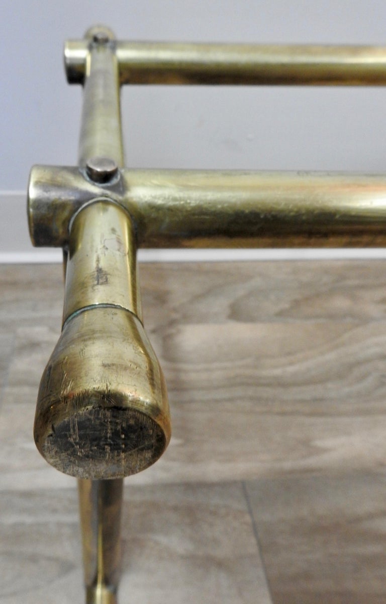 Fireplace Surround Solid Brass, Mid20th Century For Sale at 1stDibs