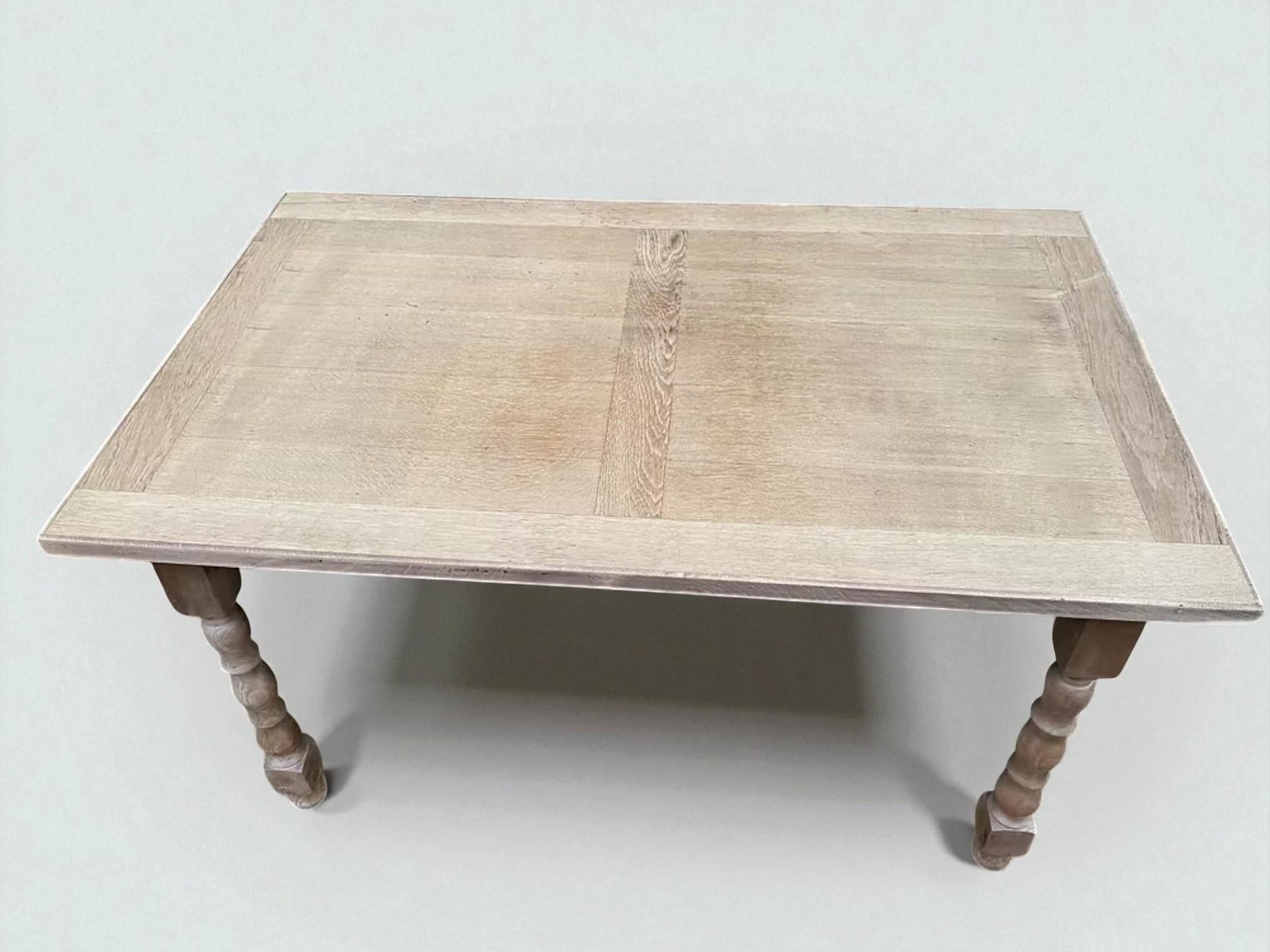 French Mid-20th - Century - Solid Oak - France For Sale