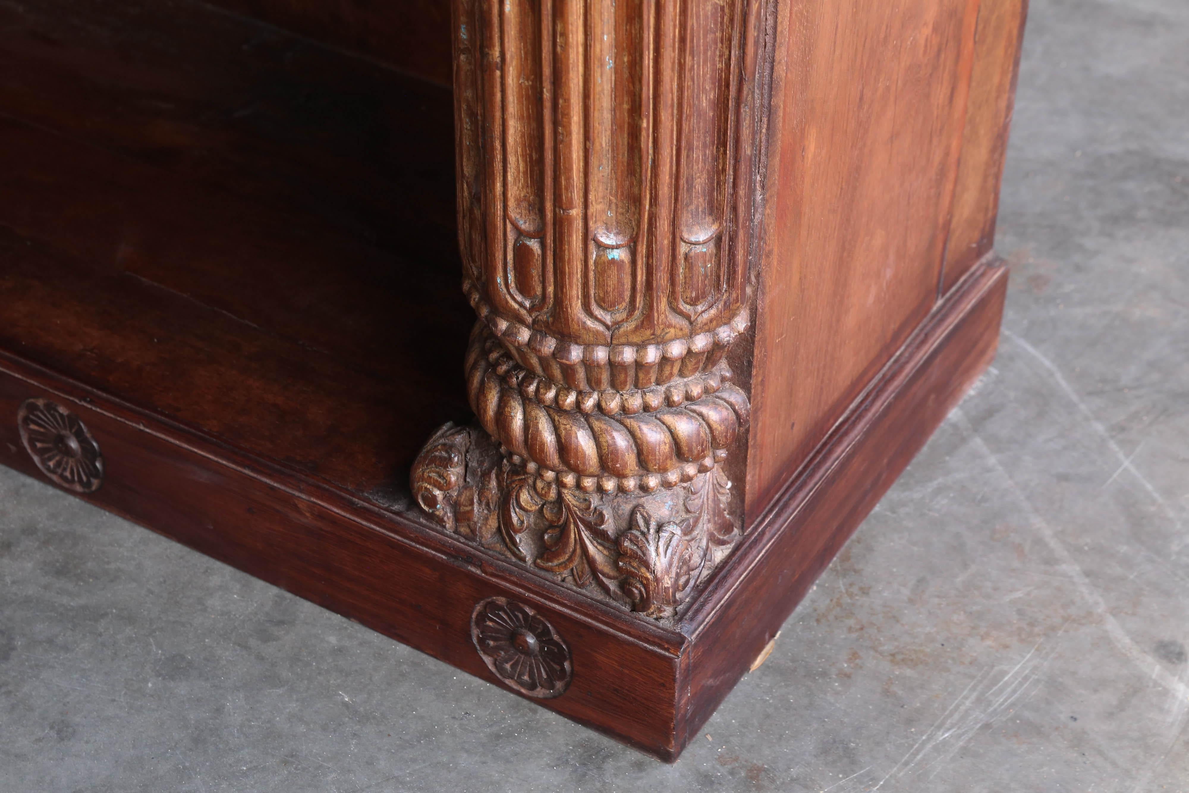 ornate bookcases
