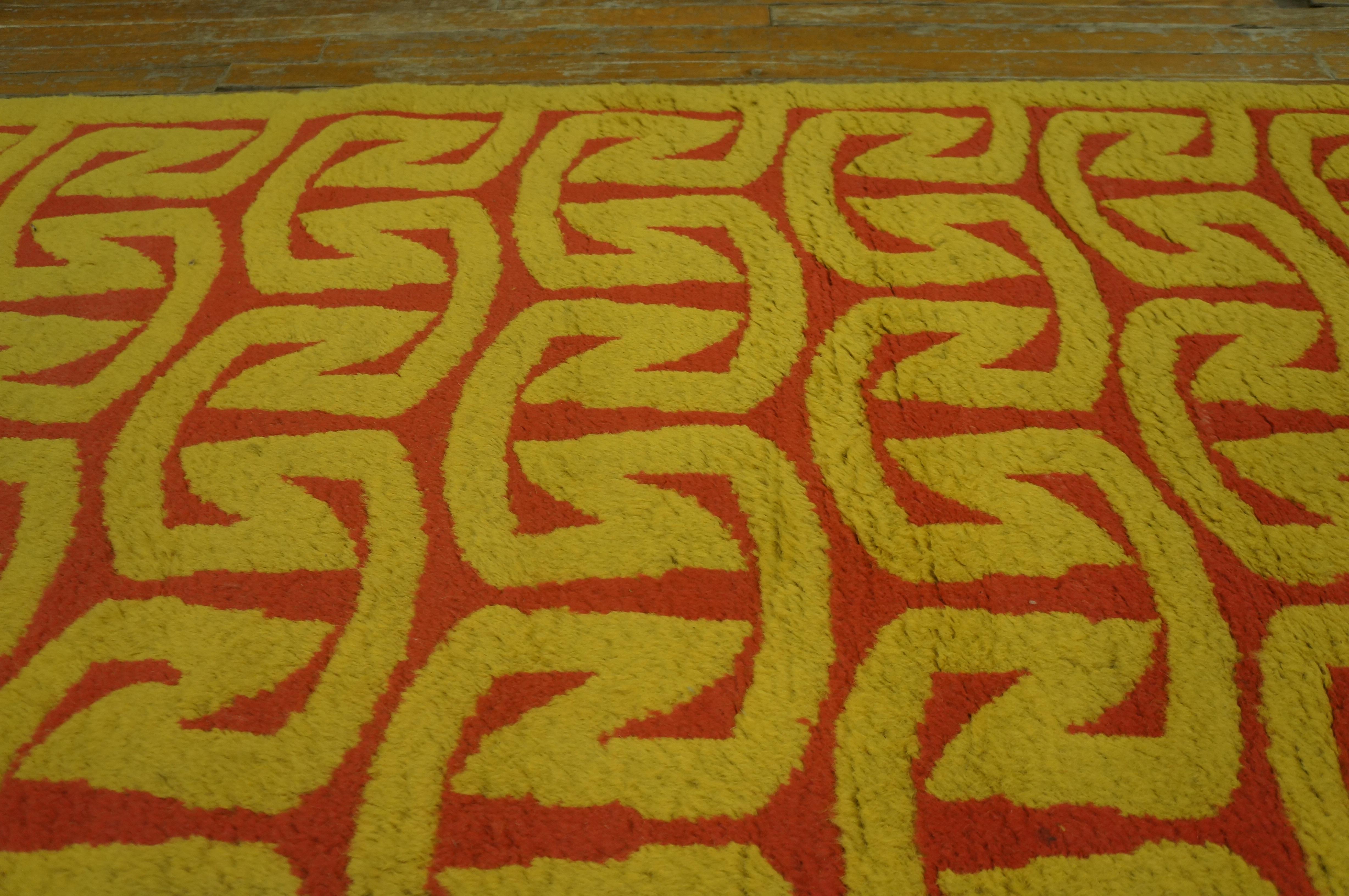 Mid-20th Century Spanish Art Moderne Carpet ( 4' x 6'2