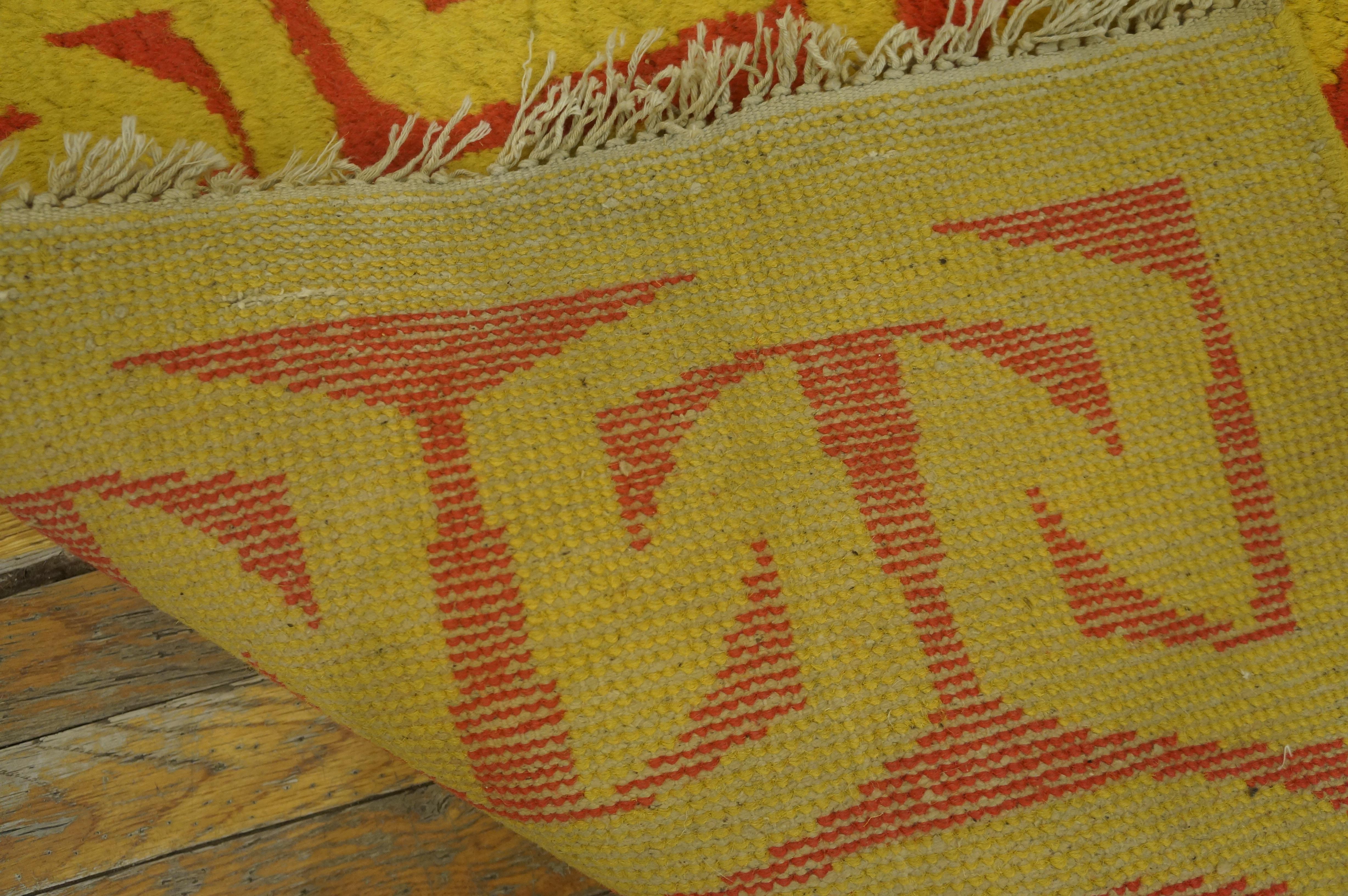 Alfombra Art Moderne Española de Mediados del Siglo XX ( 4' x 6'2